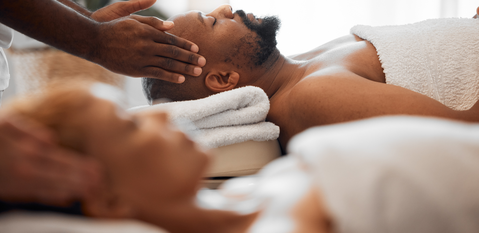 A couple enjoys a relaxing spa day at Pagosa Springs