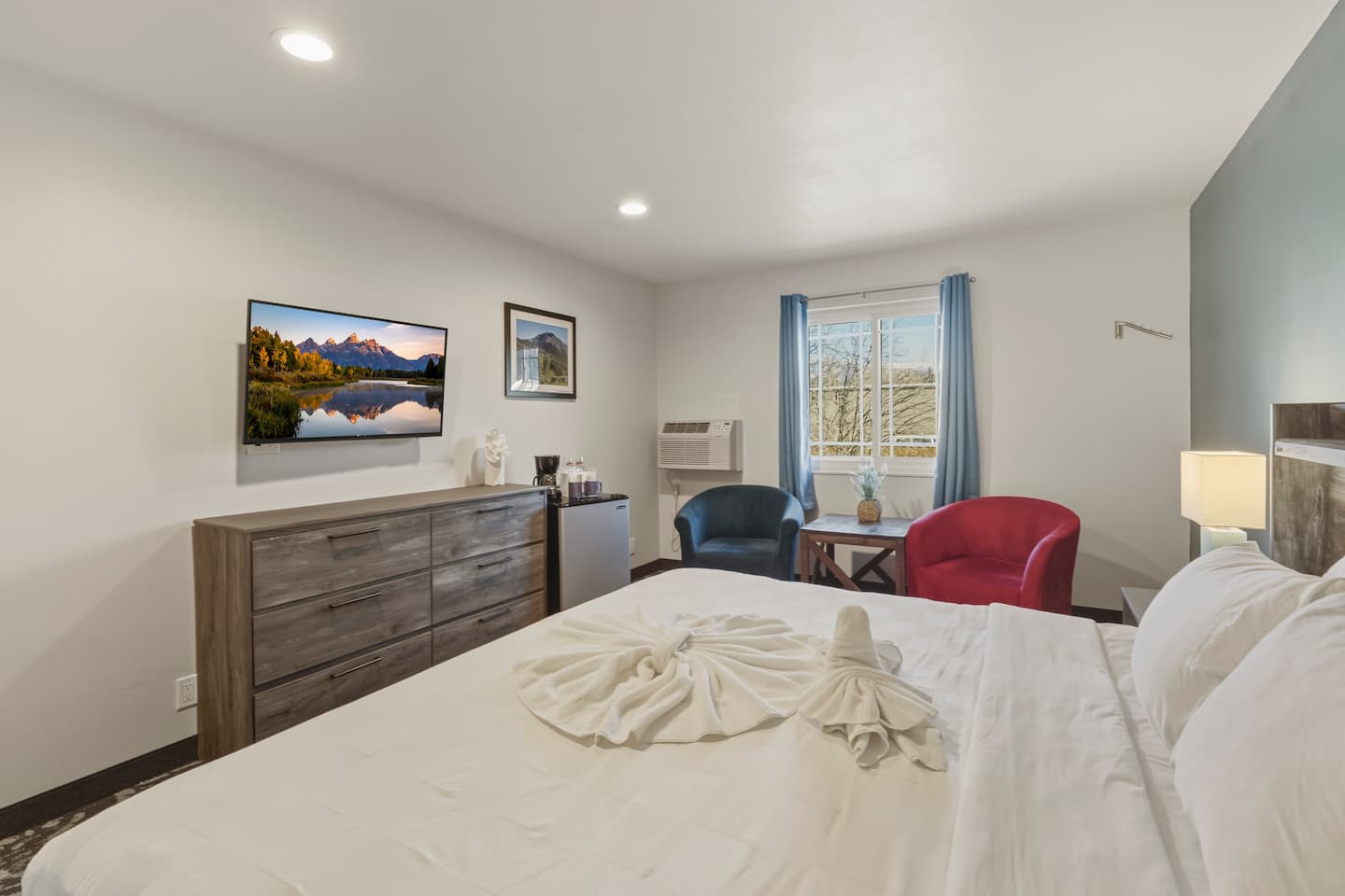 A private mountain-view room at our Pagosa Springs hotel