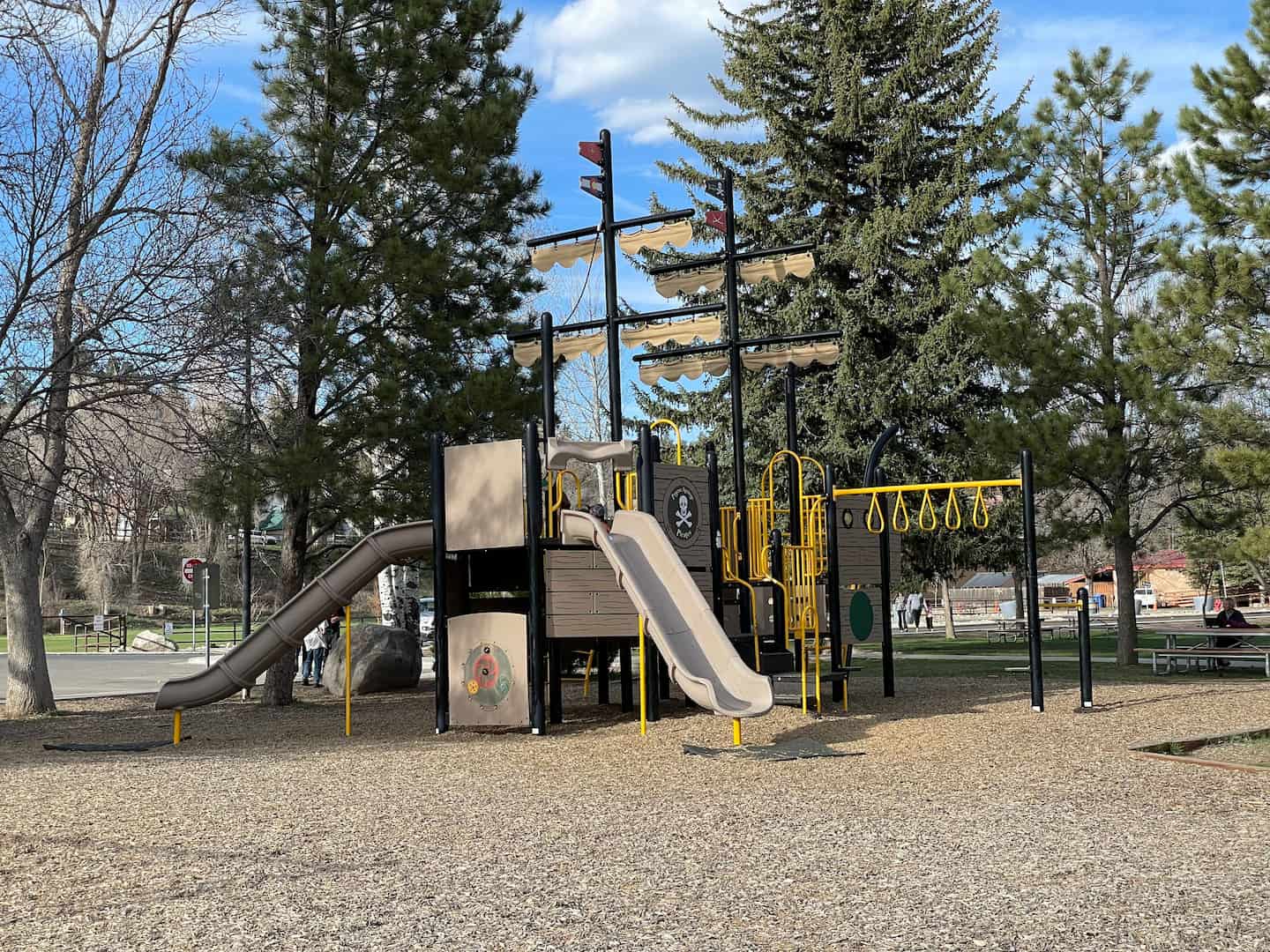 A playground at a park in Pagosa Springs